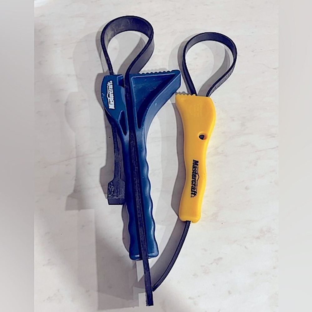 EUC Mastercraft Boa Constructor Strap Wrench tools set of 2